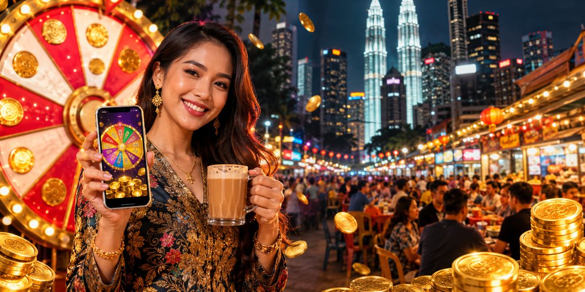 Kuala Lumpur lucky draw in a vibrant nighttime casino setting